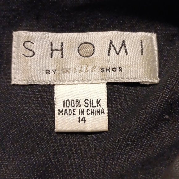 VINTAGE Shomi By Miller Shor Silk Shift Dress - Picture 10 of 13